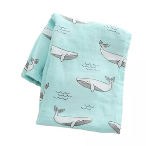 Vente chaude imprimé câlin sommeil sommeil <span class=keywords><strong>pod</strong></span> couverture 100% coton mousseline bébé couverture mignon draps - Product Image 2