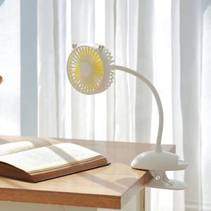 Ventilateur portable à clipser pour poussette, flexible, à col articulé, USB, mini ventilateur silencieux pour voiture, bureau, maison - Product Image 4