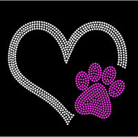 Logo personnalisé transfert de chaleur Bling fer motifs patchs feuille modèle pour la chaleur presse strass transfert conception