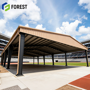 โรงขี่ม้าสำเร็จรูปเหล็กโครงสร้างโปร่งขนาดใหญ่ระดับพรีเมียม พร้อมอายุการใช้งานยาวนาน - Product Image 1