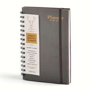 Customized Journals and Planners 2026 <b>A5</b> Weekly Monthly Goal <b>Diary</b> Journal Planner Agenda Notebook with Gold Corners - Product Image 3