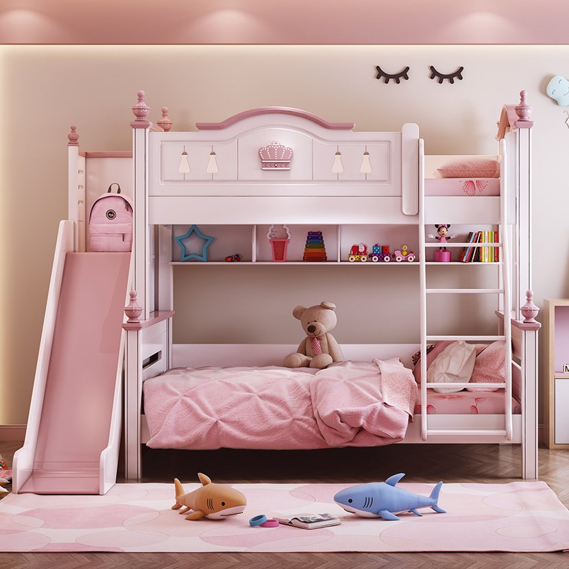 Alibaba.com上の高品質な女の子のプリンセス二段ベッドメーカーと