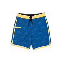 Boardshorts de plage en tissu extensible dans les 4 sens, design personnalisé, shorts de surf pour hommes, shorts de plage à séchage rapide pour hommes, vente en gros