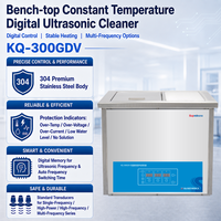 Lavadora Ultrasónica Profesional KQ-300GDV 40 kHz 300W con Calentador de Control Digital para Desengrasado y Limpieza de Piezas Industriales