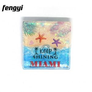 Custom <b>Mirror</b> Logo Portable Double Sided Square Leather Cosmetic Pocket <b>Compact</b> Travel Makeup Wholesale Rose Gold <b>Compact</b> <b>Mirror</b> - Product Image 5