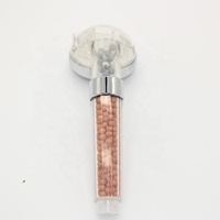 Pommeau de douche moderne portatif avec filtre ionique détachable, accessoires de robinetterie de salle de bain en plastique ABS, fonction de massage
