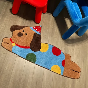 <span class=keywords><strong>Tapis</strong></span> antidérapant en peluche confortable pour <span class=keywords><strong>chien</strong></span> de dessin animé doux <span class=keywords><strong>tapis</strong></span> moelleux personnalisé pour salon fabriqué à la machine - Product Image 2