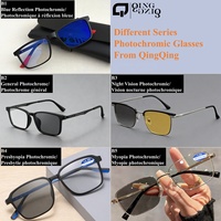 Lunettes photochromiques légères et confortables, unisexes, anti-lumière bleue pour ordinateur, intérieur, randonnée, extérieur, lunettes photogray homme