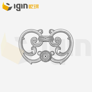 Poste de aluminio para escalera, diseño tradicional de 25x25 mm, para decoración de puertas de jardín y patio. - Product Image 1