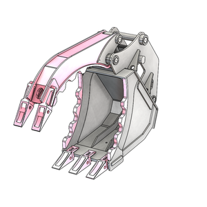Hot Sales Home Use <strong>Claw</strong> Sk210 Wheeled <strong>Excavator</strong> Thumb <strong>Bucket</strong> - Product Image 6