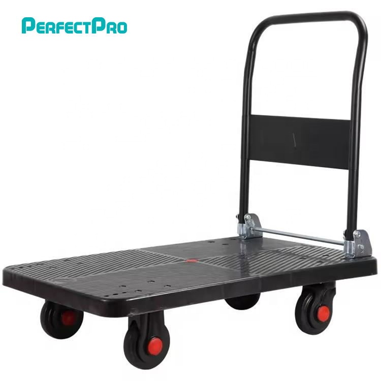 Plastic Opvouwbare Trolley Handkarren Nut Transport Kar