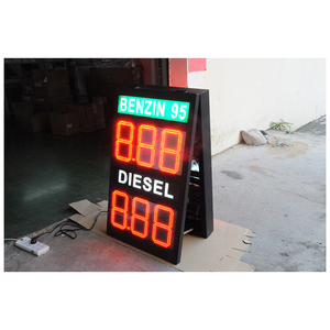 Boîte lumineuse personnalisée, panneau de prix de l'essence à LED, affichage numérique simple ou double face, prix du carburant, prix exceptionnel pour station-service en extérieur - Product Image 5