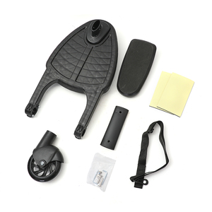 Tùy chỉnh màu Hồng bánh xe bé Buggy xe đẩy tay đẩy trạm thường vụ hội đồng quản trị đôi quá Giang xe bán buôn - Product Image 2