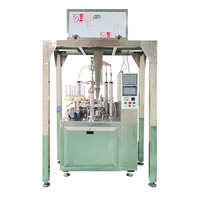 Machine d'emballage automatique de sachets de thé à grande vitesse avec 2 à 6 sachets par sachet, sachets de thé en maille de nylon de forme triangulaire