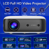 Proyector portátil HY800 Android Mini Smart 3D 4K con obturador Real 1080P Video de cine en casa Proyector LCD 2G RAM 11,0 WiFi