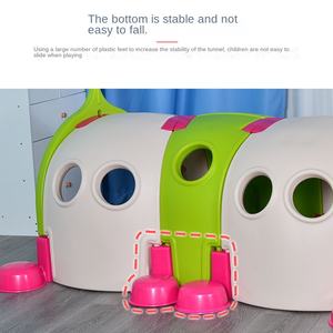 Scuola materna giocattolo di plastica bruco foro di perforazione strisciante Tunnel elfo al coperto locomotiva gioco del tubo strisciante - Product Image 4