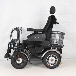 <span class=keywords><strong>Fauteuil</strong></span> <span class=keywords><strong>roulant</strong></span> électrique tout-terrain à double poignée à moteur différentiel haute puissance pour équipement de réadaptation - Product Image 1