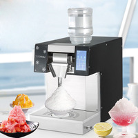 Comercial coreano kakigori mesin es bingsoo nieve copo de nieve escamas crema trituradora fabricante afeitadora de hielo afeitado bingsu que hace la máquina