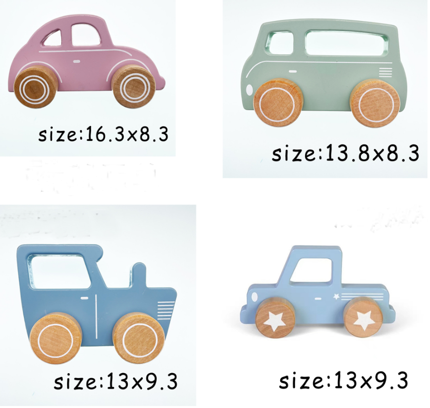 mini wooden cars