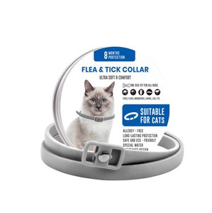 <span class=keywords><strong>Collare</strong></span> Calmante per Gatti di Lusso Regolabile Impermeabile Personalizzato con Piume, Chiusura con Fibbia in Materiale TPR, Utilizzabile in Tutte le Stagioni, per Animali Domestici - Product Image 4