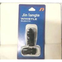 Sifflets en plastique personnalisés pour adultes, entraîneurs et arbitres, avec cordon, son clair et fort, sifflet d'urgence, ABS poli