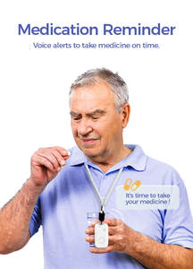 Perangkat Pemantauan Pasien Jarak Jauh dan Lansia untuk Manula - Deteksi Jatuh, SOS, dan Pelacakan Tanda Vital - Product Image 3