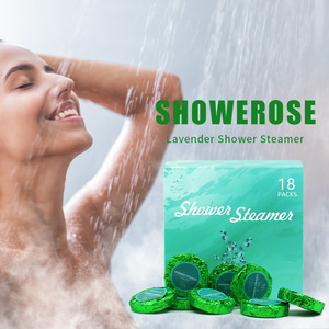 Ducha vaporera aromaterapia eucalipto ducha tabletas 18 piezas en caja aceite esencial burbujas baño tabletas - Product Image 5