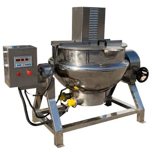 Hete Verkoop Jam Mixer Pot Gas Stoomketel Met Agitator Koken Industrieel Fornuis