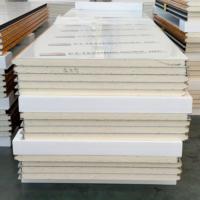 Mur Extérieur Industriel Préfabriqué Insonorisant, Isolant Thermique, Ignifuge, Écologique, en Panneaux Sandwich PU pour Entrepôt
