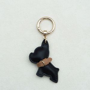 Custom Pet French Bulldog PU Leather <b>Keychain</b> Luxury Car <b>Keychain</b> with Bag Charm Pendant Key Chains - Product Image 5
