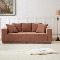Weißes Stoffdesign Modernes Interieur Vakuumverpacktes Komprimiertes 2-3-Sitzer Sofa Schaumstoff Wohnzimmer Couch Komprimiertes Sofa-Set Möbel