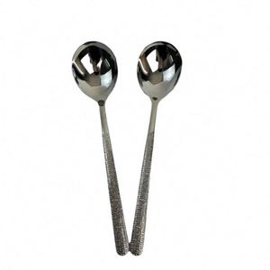 Cuchara de Acero Inoxidable con Diseño Martillado para Uso en Restaurantes, Ideal para Comidas Occidentales, Sopas y Más en el Sudeste Asiático - Product Image 6