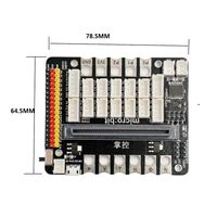Microbit IO BIT V2 Papan Adaptor Ekstensi Modul Ekspansi Kompatibel dengan Perangkat Lunak Pemrograman Multi