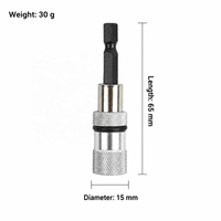 Porte-embouts magnétique hexagonal en acier inoxydable 1/4 po pour perceuse, à changement rapide, pour tournevis électrique, qualité DIY
