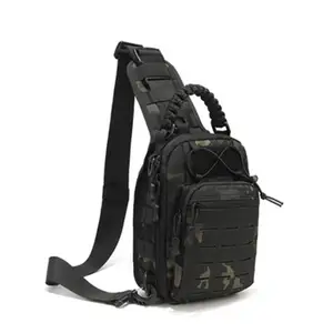 AYPPRO Unisex Tactical Peito Daypack Molle Crossbody Mochila Um Ombro Sling Bag