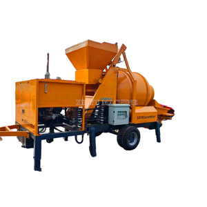 New 30 40 60cbm/hr <b>Concrete</b> Mixing <b>Pump</b> 2 in 1 Mixer with <b>Pump</b> Mobile <b>Concrete</b> Pumping Cement diesel Engine Remote Control - Product Image 1