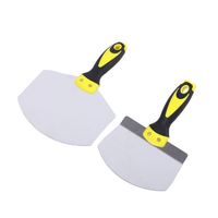 Couteau à mastic chaud en acier inoxydable, spatule, racloir pour peinture murale, outils de construction, lame de racloir pour peinture murale et plâtre
