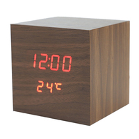 Organisateur de bureau en bois avec calendrier d'horloge, produits de bureau Standard CE