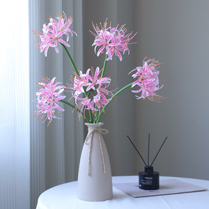 Buena calidad al por mayor Higanbana flor equinoccio flor vidrio decoración del hogar Dí<span class=keywords><strong>a</strong></span> de San Valentín Acción de Gracias MESA DE <span class=keywords><strong>A</strong></span>ño Nuevo chino - Product Image 2