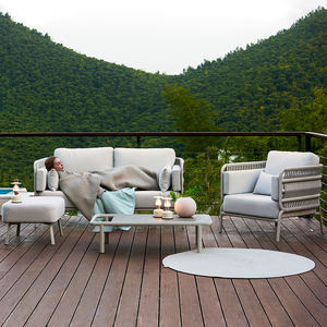 Patio Ocio al aire libre Cuerda Tejido Patio Jardín Villa Balcón Resorts Moderno Impermeable y Protector solar Muebles - Product Image 4