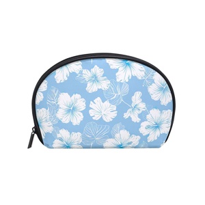 New Style Customs Hawaii Patterns Shell Shape Printed Cosmetic Beauty <b>Bag</b> for <b>Women</b> Makeup Toiletry <b>Wash</b> <b>Bag</b> - Product Image 1