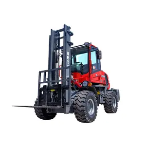 SITC 3ton 4ton 5ton warehouse forklift all-terrain off-road forklift heavy duty diesel forklift