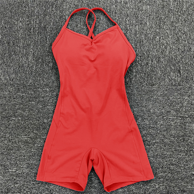 Short orange foncé