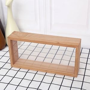 Marco DE FOTOS acrílico de doble cara moderno de madera para espécimen de plantas flores prensadas y hojas secas Decoración de mesa de exhibición - Product Image 4