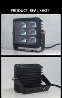 Lampu busur terang tinggi lampu Area bahaya Zona Biru Merah lampu Forklift Led lampu Keselamatan Gudang lampu peringatan Led untuk Forklift truk