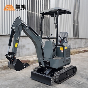 Mini Escavadora LOGWAY Certificada CE EPA de 1,8 Toneladas, 2 Toneladas, 2,5 Toneladas e 3 Toneladas, Multifuncional com Braço Superior e Movimento Lateral - Product Image 1