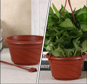 Wholesale Indoor Adjustable Wall <strong>Artificial</strong> Plant <strong>Flower</strong> Pot Holder Hanger Garden 25.5cm <strong>Hanging</strong> <strong>Baskets</strong> - Product Image 5