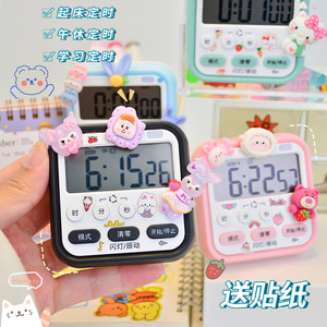Electronic Time Clock Kitchen Student <b>Timer</b> Lcd Display Square Shape With Alarm Function For Study And Baking - Product Image 4