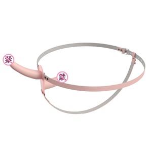 דילדו דו-צדדי רצועה על תחתונים לרתום לנשים-צעצוע sm מתכוונן עבור זוגות & לשחק - Product Image 1