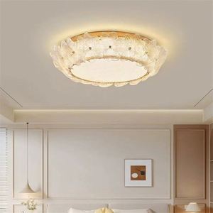 Bắc Âu phòng khách biệt thự đá E12 cơ sở dẫn thủy tinh + sắt Hiện Đại Đèn chùm 220V đèn chùm đèn - Product Image 1